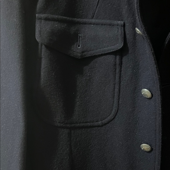 Armani Jeans Dark Blue Utility Jacket with Metallic Accents - Picture 8 of 14